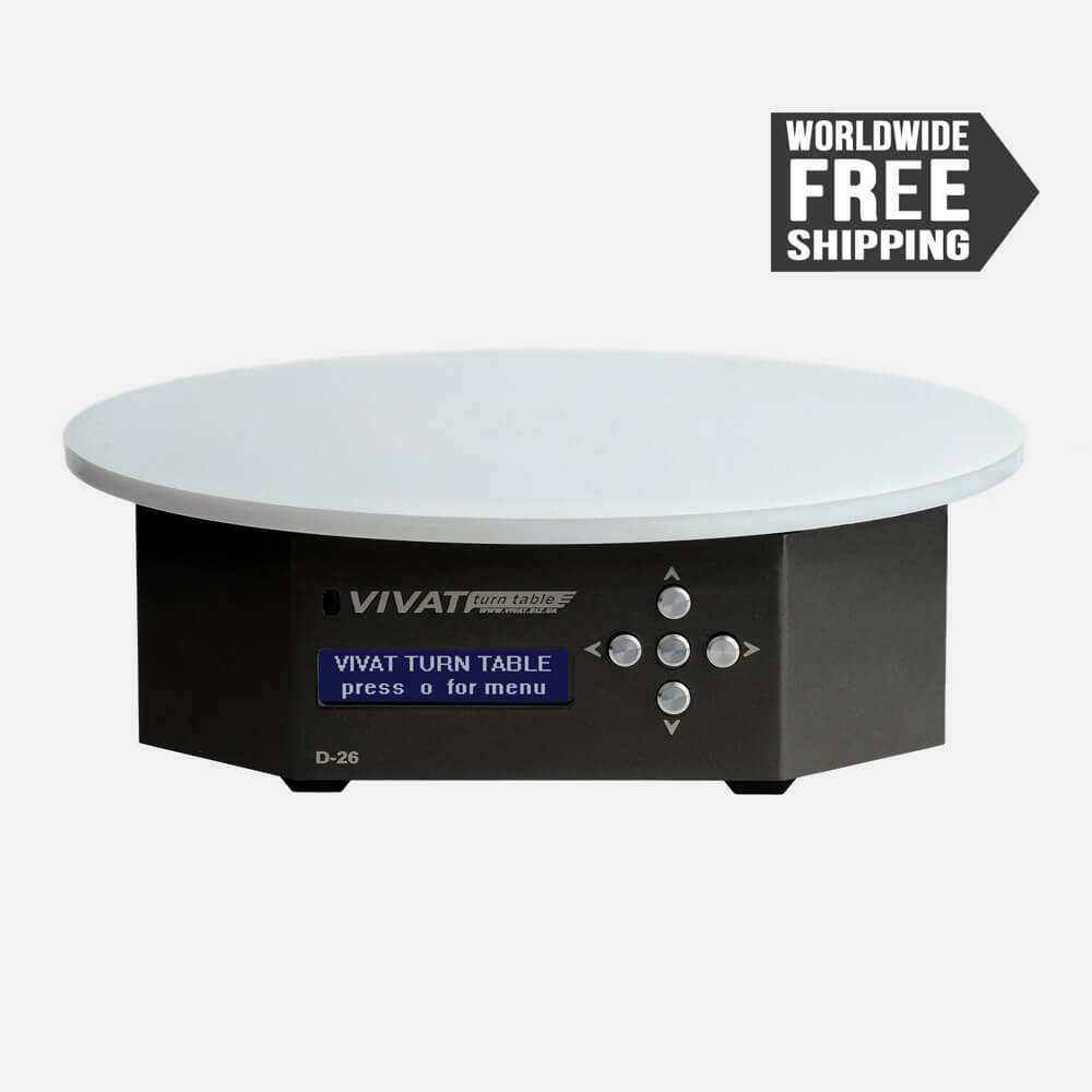 D-26 Turntable for 360 Product Photography by VIVAT
